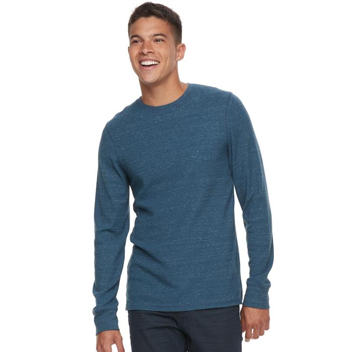 Men's Urban Pipeline&reg; Thermal Tee, Size: Large, Dark Blue