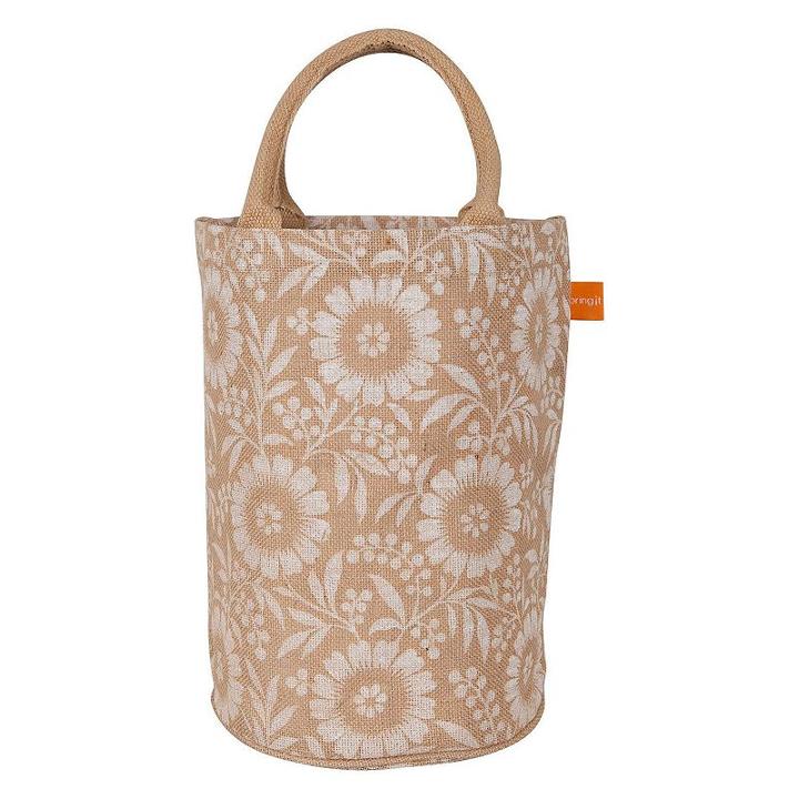 Kaf Home Colette Jute Bucket Bag, Women's, Multicolor