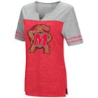 Women's Campus Heritage Maryland Terrapins On The Break Tee, Size: Xl, Dark Red