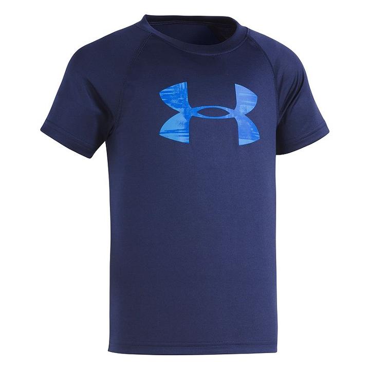 Boys 4-7 Under Armour Logo Graphic Tee, Size: 7, Med Blue