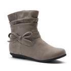 So&reg; Teresa Girls' Casual Boots, Size: 12, Grey