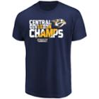 Men's Nashville Predators 2018 Division Champions Tee, Size: Medium, Blue (navy)
