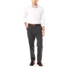 Men's Dockers&reg; Classic Fit Signature Stretch Khaki Pants - D3, Size: 33x30, Grey (charcoal)