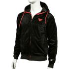 Men's Zipway Chicago Bulls Velour Full-zip Hoodie, Size: Medium, Black