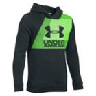 Boys 8-20 Under Armour Rival Cotton Hoodie, Size: Large, Grey (charcoal)