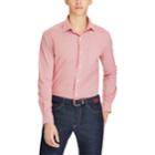 Men's Chaps Classic-fit Gingham Stretch Easy-care Woven Button-down Shirt, Size: Medium, Red