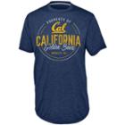 Men's Champion Cal Golden Bears Blended Tee, Size: Medium, Blue (navy)