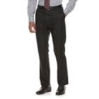 Men's Apt. 9&reg; Premier Flex Slim-fit Flat-front Suit Pants, Size: 38x32, Black