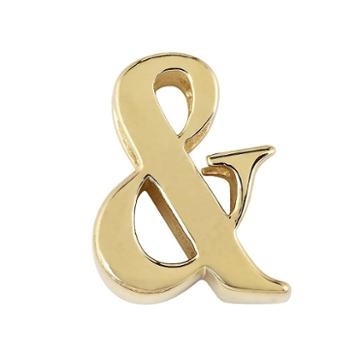 Sweet Sentiments 14k Gold Over Silver Initial Charm, Women's