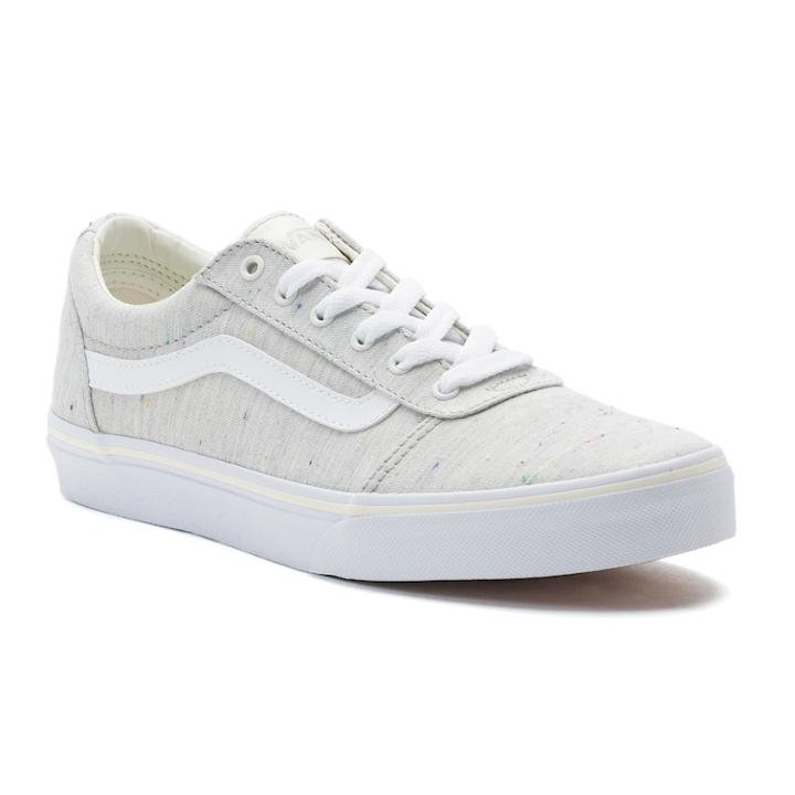 Vans Ward Low Girls' Skate Shoes, Size: 1, Med Grey