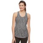 Women's Tek Gear&reg; Burnout Racerback Tank, Size: Large, Turquoise/blue (turq/aqua)