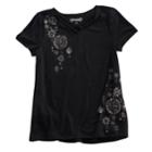 Girls 7-16 & Plus Size Mudd&reg; Cage Front Tee, Size: 16, Oxford