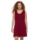 Rock & Republic, Plus Size &reg; Crochet Back Dress, Women's, Size: 1xl, Red
