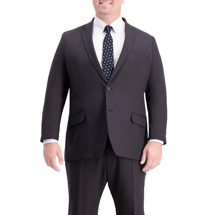 Big & Tall Active Series Classic-fit Herringbone Suit Jacket, Men's, Size: 50 - Regular, Oxford