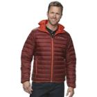 Men's Columbia Elm Ridge Hooded Puffer Jacket, Size: Large, Lt Orange