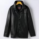 Men's Excelled Leather Car Coat, Size: Xl, Black