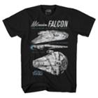 Boys 8-20 Han Solo Millennium Falcon Tee, Size: Medium, Black