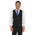 Men's Billy London Solid Vest, Size: Large, Black