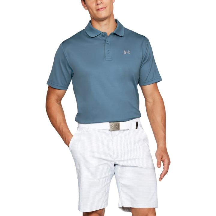 Men's Under Armour Performance Golf Polo, Size: Large, Purple