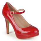 Journee Collection Selfie Women's Mary Jane Platform High Heels, Girl's, Size: 7.5, Red
