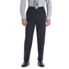 Men's Croft & Barrow&reg; Essential Classic-fit Flat-front Dress Pants, Size: 40x29, Blue