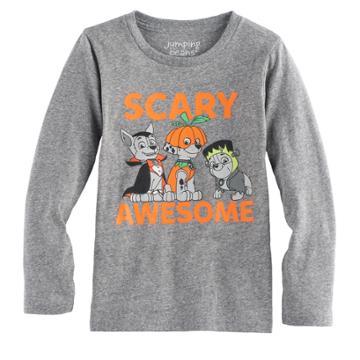 Boys 4-10 Jumping Beans&reg; Paw Patrol Scary Awesome Halloween Costume Marshall, Chase & Rubble Graphic Tee, Size: 7x, Oxford