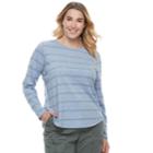 Plus Size Sonoma Goods For Life&trade; Essential Crewneck Tee, Women's, Size: 0x, Med Blue