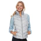 Juniors' So&reg; Puffer Vest, Teens, Size: Xl, Light Grey