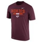 Men's Nike Virginia Tech Hokies Legend Staff Dri-fit Tee, Size: Xxl, Dark Red