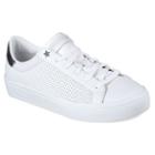 Skechers Street Hi-lite Women's Leather Sneakers, Size: 7.5, White