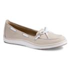 Grasshoppers Windham Women's Slip-on Boat Shoes, Size: 8 Wide, Lt Beige