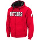 Men's Rutgers Scarlet Knights Fleece Hoodie, Size: Large, Med Red