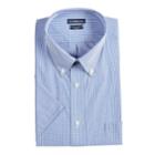Men's Croft & Barrow&reg; Button-down Collar Dress Shirt, Size: Xl 17.5-18, Blue (navy)