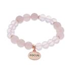 Pink Bead & Focus Charm Stretch Bracelet, Women's