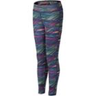 Girls 7-16 New Balance Fashion Printed Performance Leggings, Girl's, Size: Medium, Grey Other