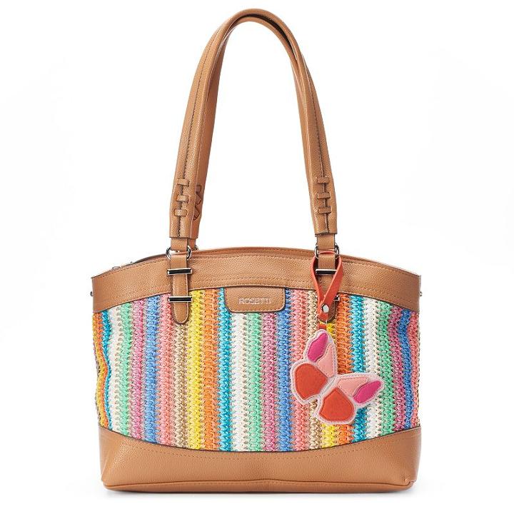 Rosetti Aimee Striped Satchel, Women's, Pink Other