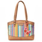 Rosetti Aimee Striped Satchel, Women's, Pink Other