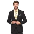 Big & Tall Van Heusen Flex Suit Jacket, Men's, Size: 50 Long, Black
