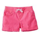 Girls 4-10 Jumping Beans&reg; Rolled Cuff Shorts, Girl's, Size: 10, Med Pink