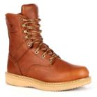 Georgia Boot Men's 8-in. Wedge Work Boots, Size: Medium (8.5), Brown