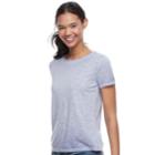 Juniors' Mudd&reg; Crewneck Short Sleeve Tee, Teens, Size: Xl, Med Purple