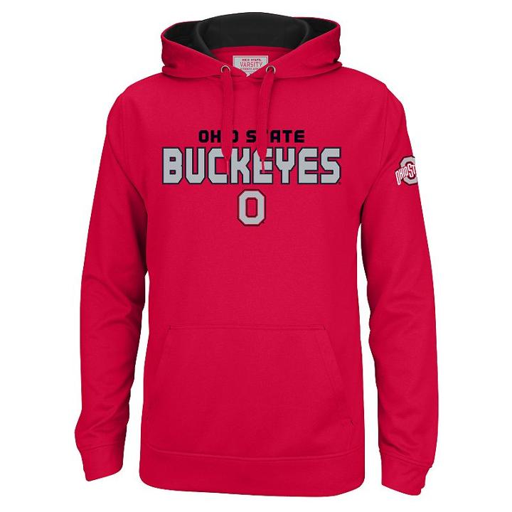 Men's Ohio State Buckeyes Hoodie, Size: Medium, Brt Red