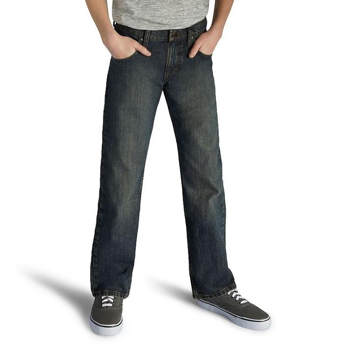 Husky Boys 8-20 Lee Relaxed Fit Jeans, Boy's, Size: 10 Husky, Blue