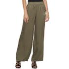 Women's Studio 253 Satin Palazzo Pants, Size: Small, Med Green