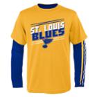 Boys 8-20 St. Louis Blues First Line Tee Set, Size: L 14-16, Gold