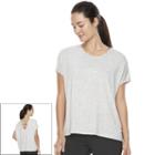 Women's Gaiam Aura Short Sleeve Yoga Top, Size: Small, White Oth