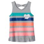Girls 7-16 So&reg; Bow Back Printed Tank Top, Girl's, Size: 16, Natural
