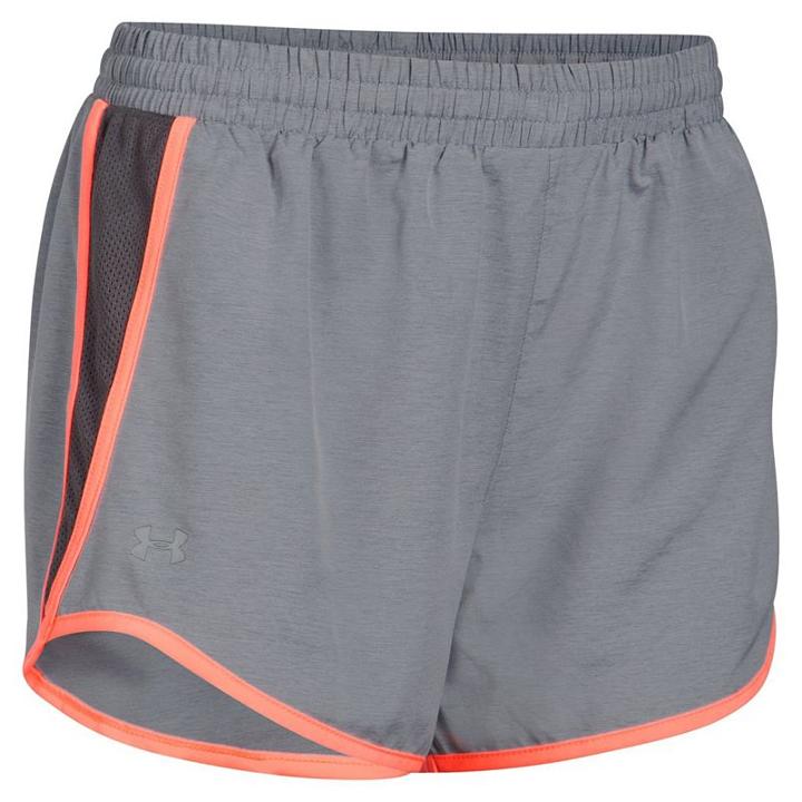 Women's Under Armour Speed Stride Shorts, Size: Large, Grey Other