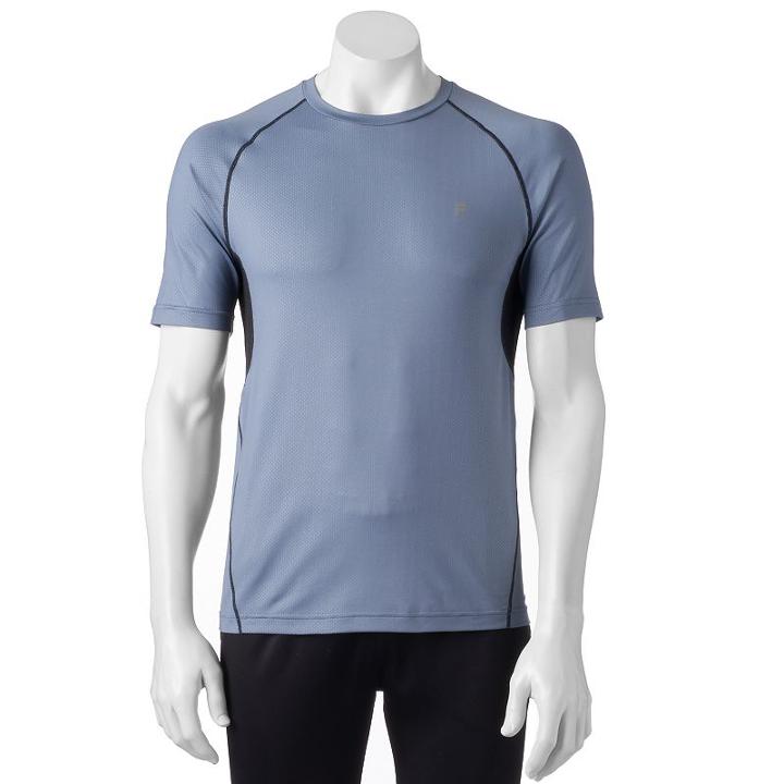 Big & Tall Fila Sport&reg; Abstract Training Top, Men's, Size: Xxl Tall, Dark Grey