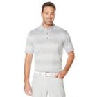 Men's Grand Slam Classic-fit Gradient-striped Driflow Performance Golf Polo, Size: Small, Grey Other